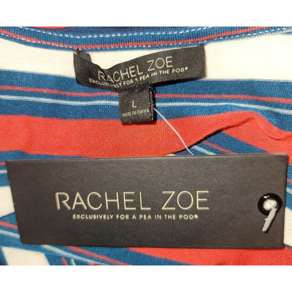 NWT Rachel Zoe Pea in the Pod Striped Maternity Mini Dress - Size M - Picture 7 of 9